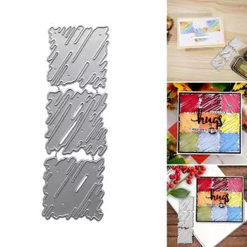 Штампы для резки акварели Металлические штампы Шаблоны для тиснения Формы Вырезы Трафареты для скрапбукинга Декорирование альбомов и открыток