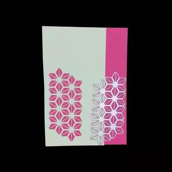 Штампы для резки металла Геометрический цветочный узор Бумага для скрапбукинга Ремесло для открыток Ручная работа Дырокол для тиснения Художественный штамп серебряный