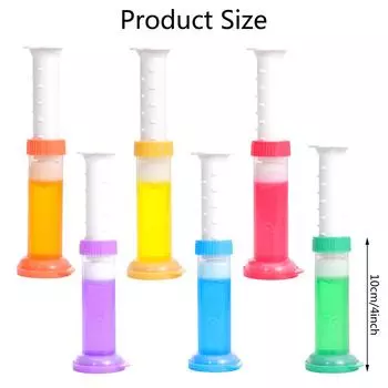 Штампы для туалетного геля, чистящее средство для дезодоранта для ванной комнаты из 6 предметов 10CM разноцветный