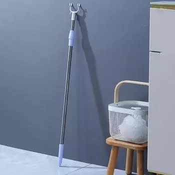 Штанга для одежды из нержавеющей стали U-образная вилка выдвижная телескопическая штанга крючок для подвешивания