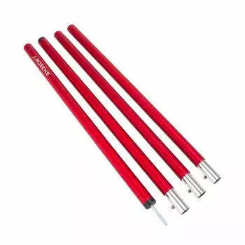 Штанга для палатки Robens 240 см, алюминиевая, регулируемая по высоте, стойка для пресса для брезента 690095, красная, аксессуары для палаток, стойка для пресса для брезента, кемпинг на открытом воздухе [Robens] [Товар]