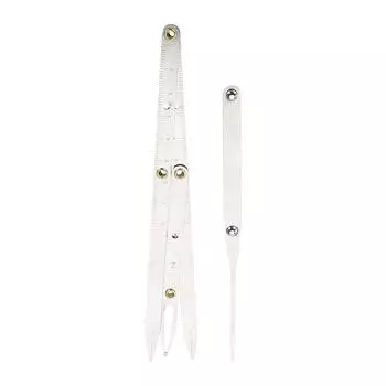 Штангенциркуль для микроблейдинга, измерительная линейка для бровей, измерительный инструмент для трафарета для перманентного макияжа