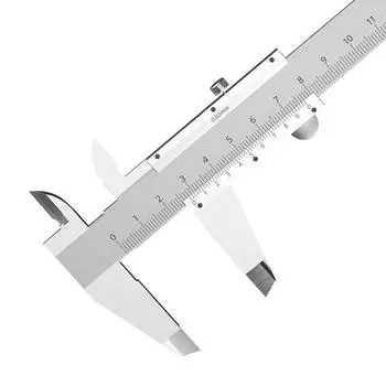 Штангенциркуль с нониусом из углеродистой стали Точные измерения Широкое применение Штангенциркули из углеродистой стали Легкость, как показано