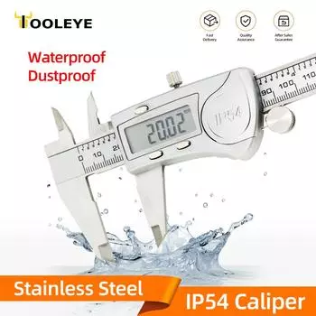 Штангенциркули IP54 из нержавеющей стали, цифровой пахиметр, измерительный инструмент, плотницкий инструмент, электронный штангенциркуль, металлическая линейка с нониусом