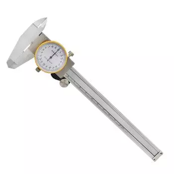 Штангенциркули с круговой шкалой 0-150 мм 0,02 мм Высокоточный промышленный штангенциркуль из нержавеющей стали, ударопрочный метрический измерительный инструмент