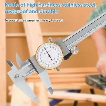Штангенциркули с высокой точностью, металлические штангенциркули, противоударные, высота, глубина, внутренний наружный диаметр, измерительные инструменты 0-150 мм серебряный