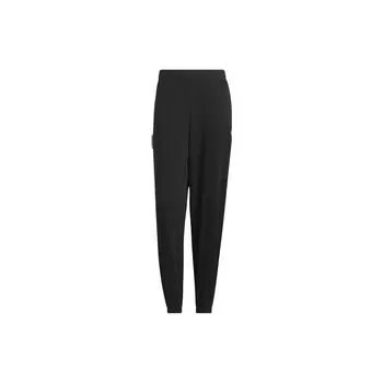 Штаны Adidas Logo Pants Solid Color Logo Thicked Cuffed Knit Sports Pants Unisex Pants Black IV7589 XXL