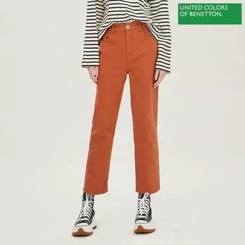 Штаны Benetton Benetton Back Banding Mini Pocket Color Baggy Pants Badp58261 Ca Camel/42