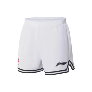 Штаны для баскетбола Li Ning CBA Series Professional Straight Casual Breathable Sports, мужские, белые, AAPS143-1 L