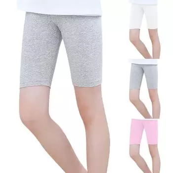 Штаны для йоги для девочек Штаны для девочек Брюки-пять четвертей Спортивные штаны для велоспорта для детей 160 розовый