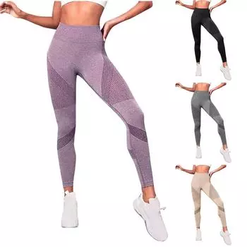 Штаны для йоги Peach Hip Fitness Line из Европы и Америки Small чёрный