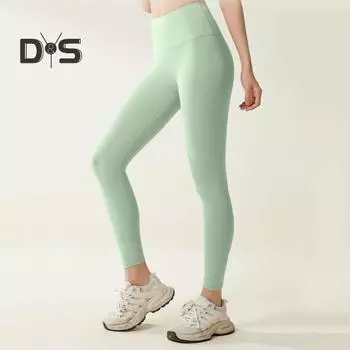 Штаны для йоги, высокая эластичность, 4D Stretch Tech, свободная посадка, спортивные штаны, высокая талия, утягивающие леггинсы с подтяжкой бедер M зелёный