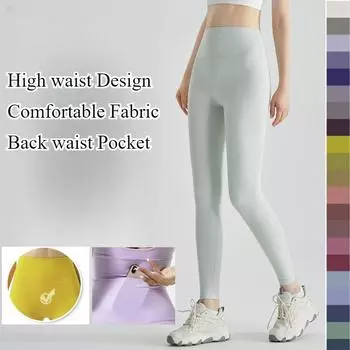 Штаны для йоги, женская верхняя одежда, обтягивающие, с высокой талией, для поднятия бедер, спортивные штаны для фитнеса, карманы, осенняя женская одежда для йоги S