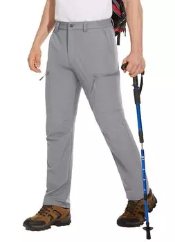 Штаны для треккинга, сухие штаны для альпинизма, спортивные простые штаны для скалолазания, длинные водоотталкивающие штаны, одежда для гольфа, тонкие брюки для рыбалки, светло-серые, M светло-серый