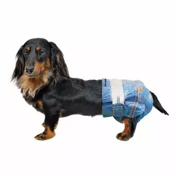Штаны Doggyman для домашних животных S 18 шт., джинсовый стиль, размер,
