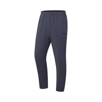Штаны мужские спортивные Li Ning Fitness Series средней посадки из плотной быстросохнущей ткани, цвет черный AYKU657-6 XL