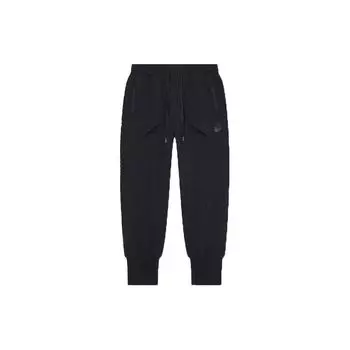 Штаны мужские спортивные Li Ning X Jackie Chan Collaboration Kung Fu Series, однотонные, со средней талией, зауженные книзу, угольно-черные AKLT663-2 S