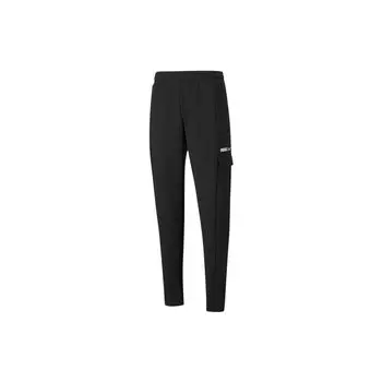 Штаны мужские спортивные Puma Winterized с флисовой подкладкой, трикотажные, черные 846550-01 L