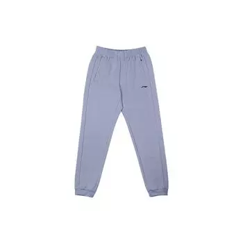 Штаны мужские трикотажные Li Ning Sports Life однотонные для бега, сланцево-серые AKLS865-2 XXXL