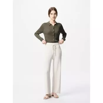 Штаны Uniqlo Japan с трикотажной резинкой, которые можно стирать 65 BLUE/XS