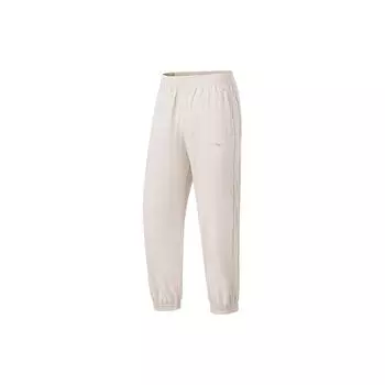 Штаны женские спортивные Li Ning Fitness Series однотонные, быстросохнущие, свободные, лунно-серые AYKT216-4 XL