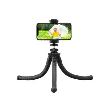 Штатив для смартфона Iris Ohyama SLR-камера Компактная мини-камера с вращением на 360 градусов, черная TSK-280