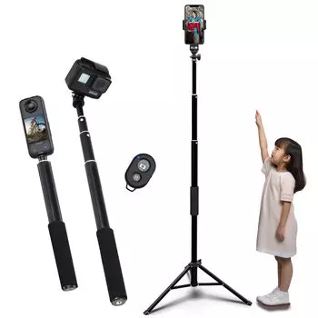 Штатив для смартфона Подставка для смартфона Камера 150 см или больше Легкая Компактная 160 см палка для селфи Палка для селфи Длинный Портативный Штатив Штатив для селфи