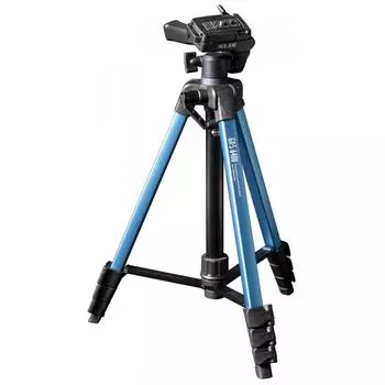 Штатив для смартфона SLIK GX-S 6400 СИНИЙ Совместим со смартфонами, фотоаппаратами и видеокамерами, рычажный тип замка, диаметр трубки 21 мм, 3-сторонняя головка, общая высота