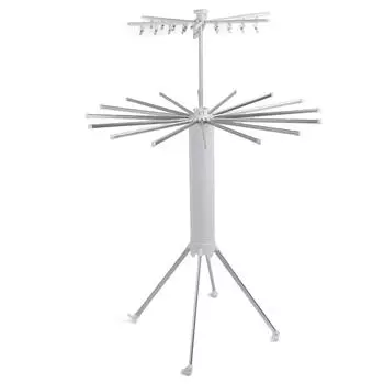 Штатив для сушки одежды, складная, портативная, экономящая место, цилиндрическая стойка для белья для использования в помещении и на открытом воздухе