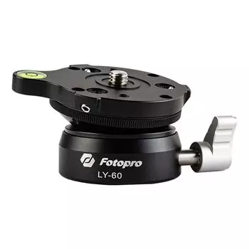 Штатив Fotopro Speedy Mini Leveling Base Универсальное горизонтальное регулировочное крепление для цифровой зеркальной камеры LY-60 чёрный