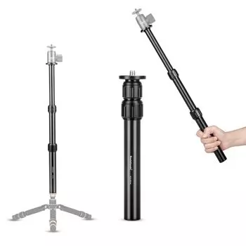 Штатив Koolehaoda, удлинительная штанга, универсальная удлинительная штанга, телескопическая длина, алюминиевый сплав, удлинительная штанга с резьбой для камеры мобильного телефона
