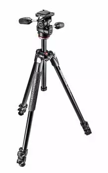 Штатив Manfrotto 290 Series XTRA алюминиевый 3-х уровневый 3-х позиционный комплект головок MK290XTA3-3W