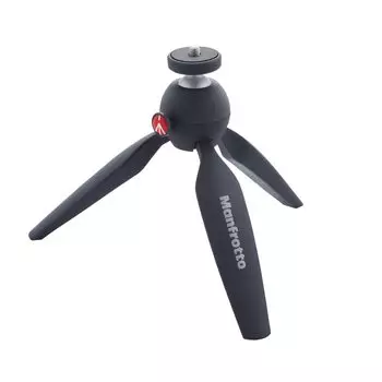 Штатив Manfrotto Mini для беззеркальной компактной шаровой видеосъемки PIXI Грузоподъемность Вес 190 г Камера, Камера, Камера, Головка, Рукоятка, Черный, 1 кг,