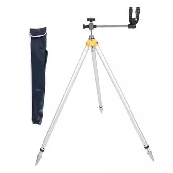Штатив с призмой, регулируемый по высоте, от 80 до 124 см, опорный кронштейн для геодезической стержня из алюминиевого сплава