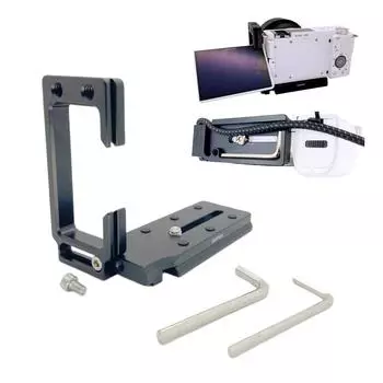 Штатив с тросовым замком L-типа, быстросъемный держатель пластины для Canon R7 R8 R10 R50 90D 850D Nikon Z30 Z50 Fujifilm X-T5 X-T4 X-S20 Sony ZV-E10