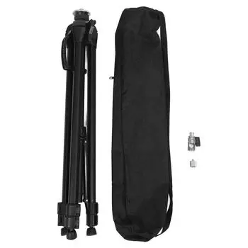 Штатив с уровнем спирта, утолщенная регулируемая подставка из алюминиевого сплава, подъемная опорная штанга с сумкой для переноски, 1,6 м