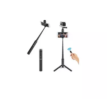 Штатив Velbon Coleman Selfie Multi Stand черный беспроводной пульт дистанционного управления в комплекте с винтом для камеры совместим с iPhone 15 Android iPhone 302618 Selfie