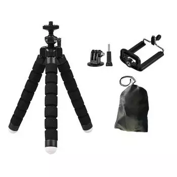 Штативы для Gopro Hero 12 11 10 9 8 7 Черный MAX Гибкий Мини-штатив Octopus Аксессуары для Go Pro 6 5 4 3 YI Eken SJCAM AKASO