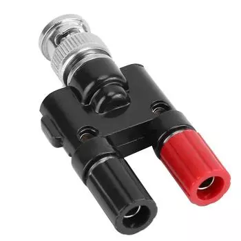 Штекер Bnc для двух коаксиальных адаптеров с разъемом типа «банан» 4 мм, разъем Bnc