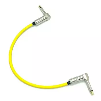 Штекер кабеля KM sound CANARE желтый, СДЕЛАНО В GS-6 [ДЛ 30 см] ЯПОНИЯ… (Вилка LL, 30см)
