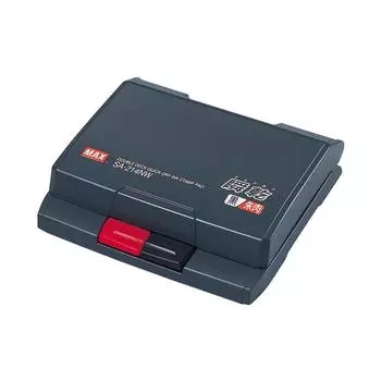 Штемпельная подушка Max Instant Dry One Touch 2 уровня, черная/ярко-красная SA-214NW
