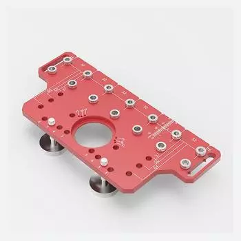 Штифт для крепления петли полки 2 в 1, самозажимной инструмент для всей металлической фурнитуры шкафа, руководство по сверлению