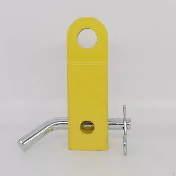 Штифт и зажим сцепного устройства прицепа. Высокопроизводительные запасные части для тяжелых условий эксплуатации. Прямая замена оборудования. silvery