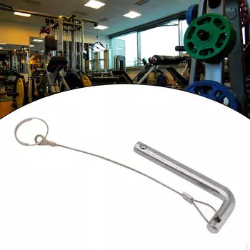 Штифт весового стека с тяговым тросом L-образной ручкой для нагрузки на фитнес-устройство 10mmx65mm