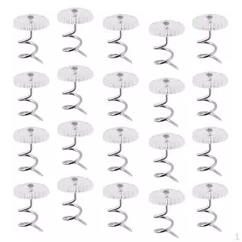 Штифты Push с пластиковым ящиком для обивки Round Shape S 50 Pack