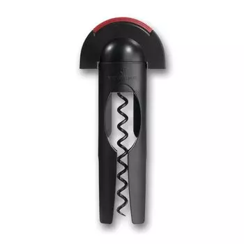 Штопор для вина VICTORINOX, легко открывающийся, с резаком для фольги, черный Легко открывается простым поворотом ручки Sommelier 7.6924 чёрный