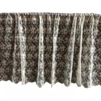 Штора Vivienne Cafe 45 x бежевый хлопок серия Flora вышитая штора WK0226U1 [кружево 120 см] бежевый