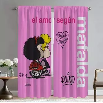 Шторы для кухни Mafaldas для гостиной, перегородки, оконные шторы, шторы для домашнего интерьера, 2 шт., украшение на Хэллоуин W50xH70cmx2pcs-CL