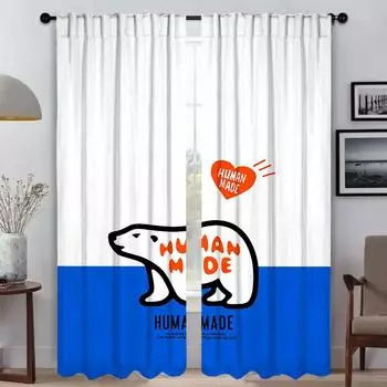 Шторы для кухни, занавески для гостиной, украшения на Хэллоуин, занавески для интерьера дома, 2 шт., оттенки, разделитель для ребенка W50xH70cmx2pcs-CL