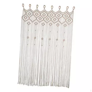 Шторы макраме в стиле бохо для спальни, ручная работа, настенные подвесные для гостиной Type A